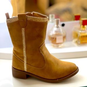 Oshkosh B'gosh Girl Boots Cowboy Faux Leather